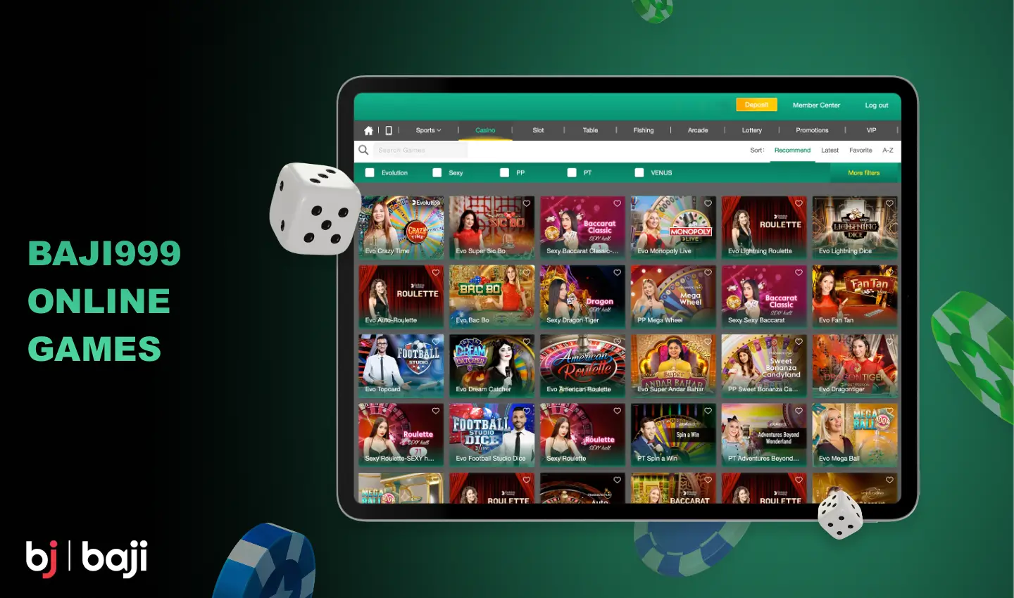 Baji999 has thousands of exciting casino games to choose from