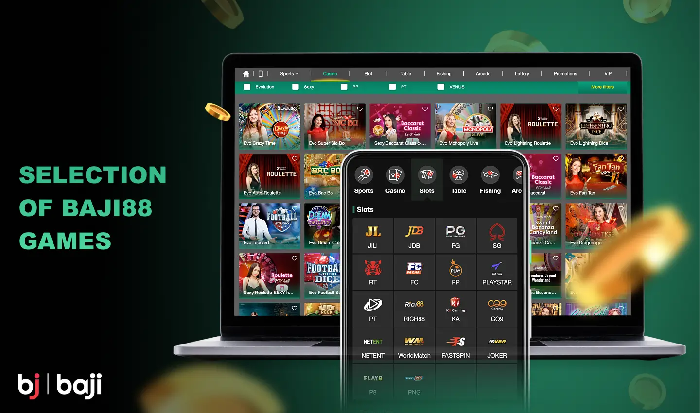 Baji 888 offers Bangladeshi users hundreds of exciting games ranging from slot machines, arcade games, blackjack, roulette, live dealer games and lotteries